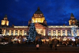 Belfast City Hall at night