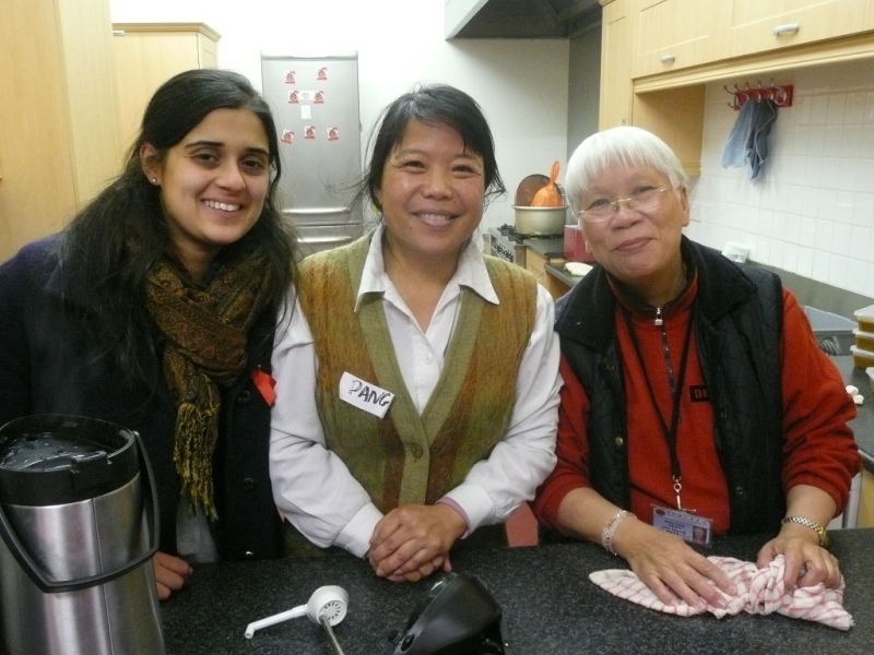 Three lovely ladies helping out at a BFC event - photo Stephanie Mitchell