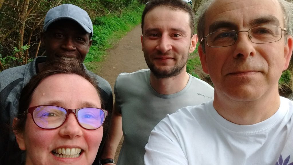 Belfast Friendship Club marathon runners 2017 in practice run