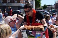 Belfast Friendship Club Member volunteering at Big Lunch 2017 - Photo Darren Vaughan