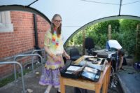 Belfast Friendship Club Member volunteering at Big Lunch 2017 - Photo Darren Vaughan